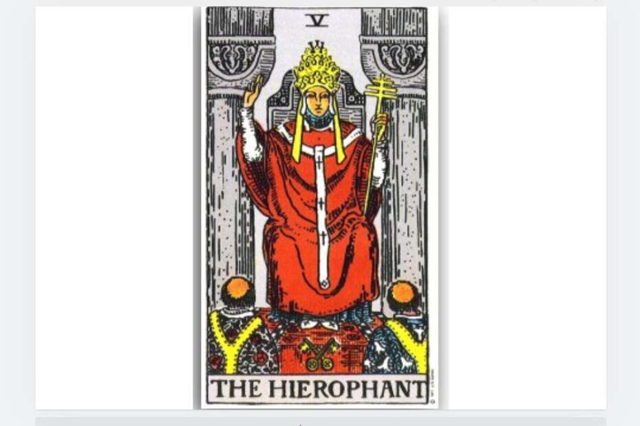 교황 카드(The Hierophant)