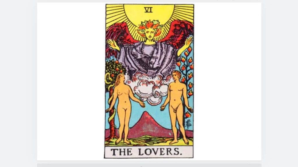 연인 카드(The Lovers)