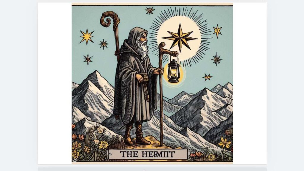 은둔자 카드 The Hermit