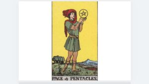 페이지 펜타클 카드(Page of Pentacles) 30초 타로 공부