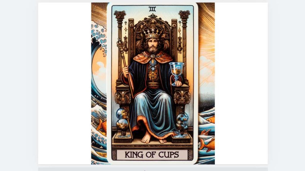 킹 오브 컵 왕 카드