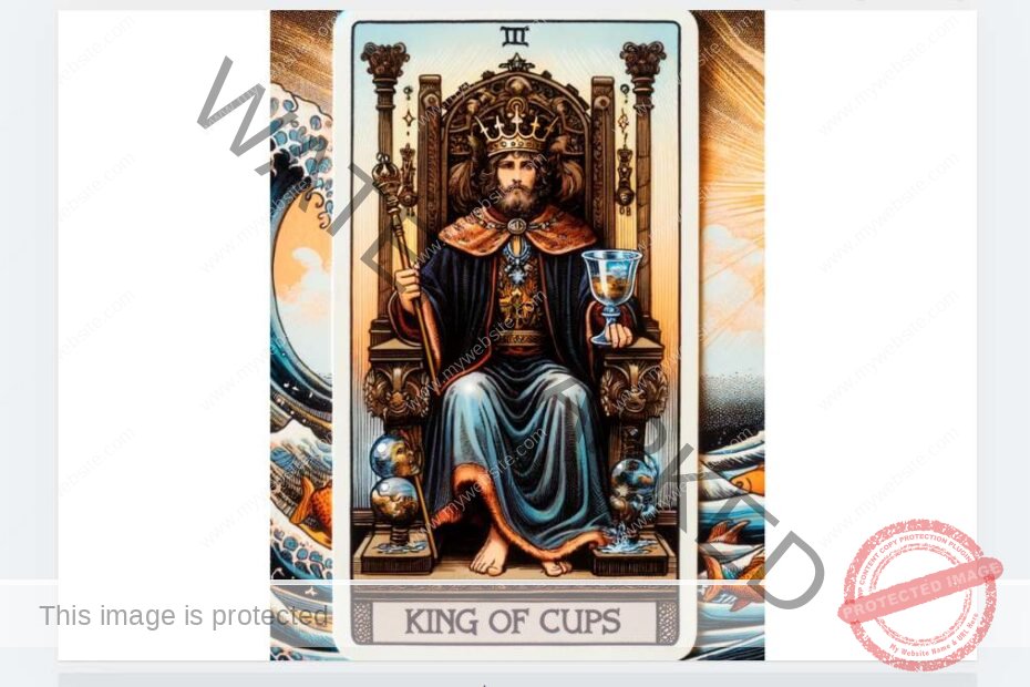 킹 오브 컵 왕 카드