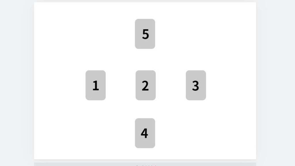 선택이 필요할 때 타로카드 스프레드 5장