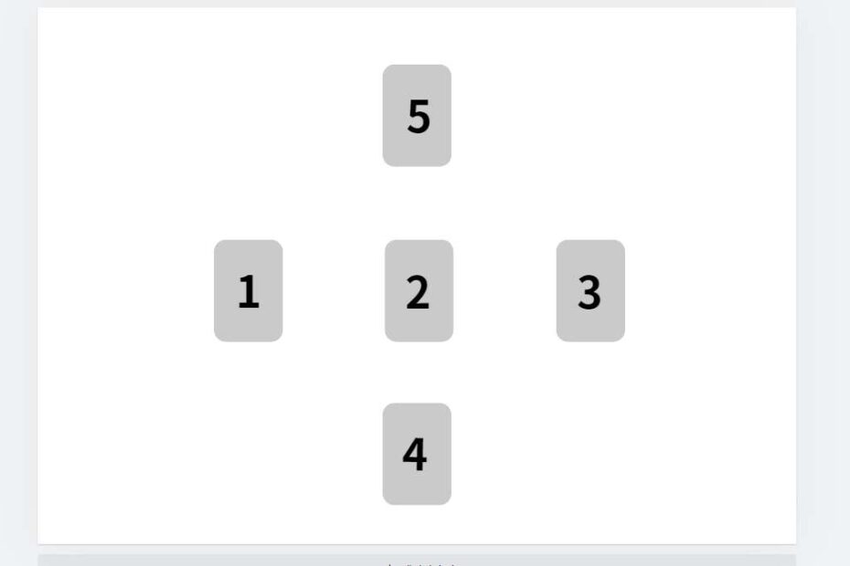 선택이 필요할 때 타로카드 스프레드 5장