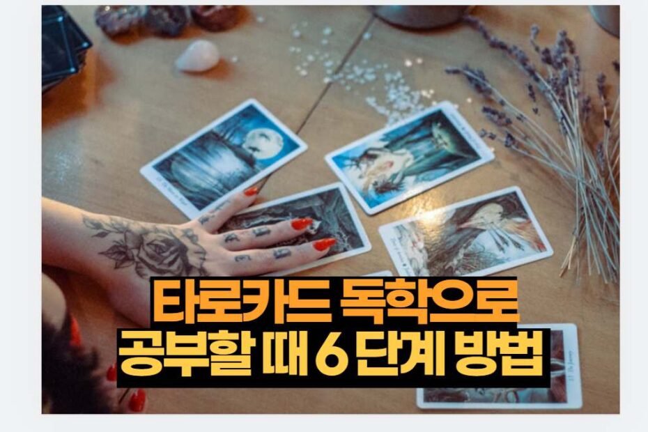 타로카드 독학으로 공부할 때 6 단계 방법 