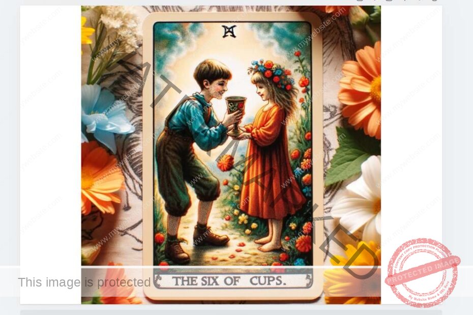 컵 6 카드(6 of Cups)